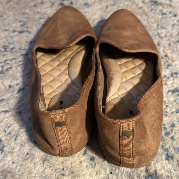 Birdies The Starling Golden oak suede slipper flats comfort shoes Sz 8 - Picture 6 of 11